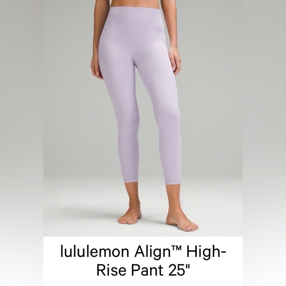 Lululemon Align™ High-Rise Pant 25" Lilac Ether
